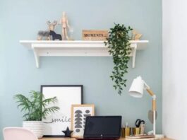 office-parede-azul-pinterest